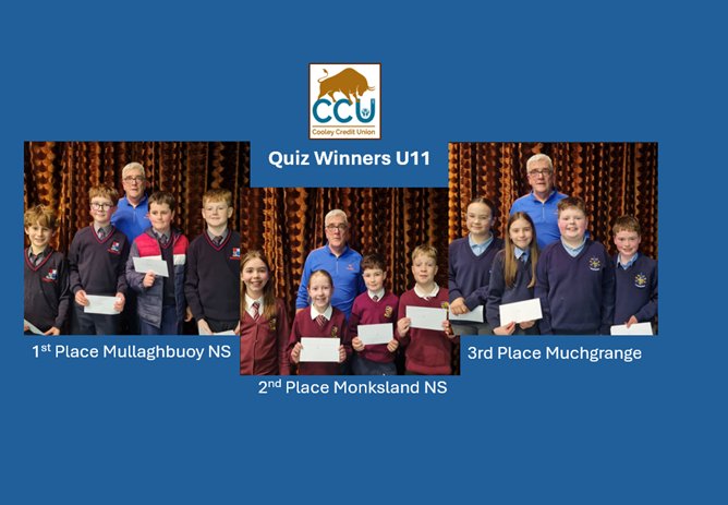 Quiz winners CU Stage u11