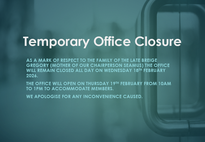 Temporary Office Closure